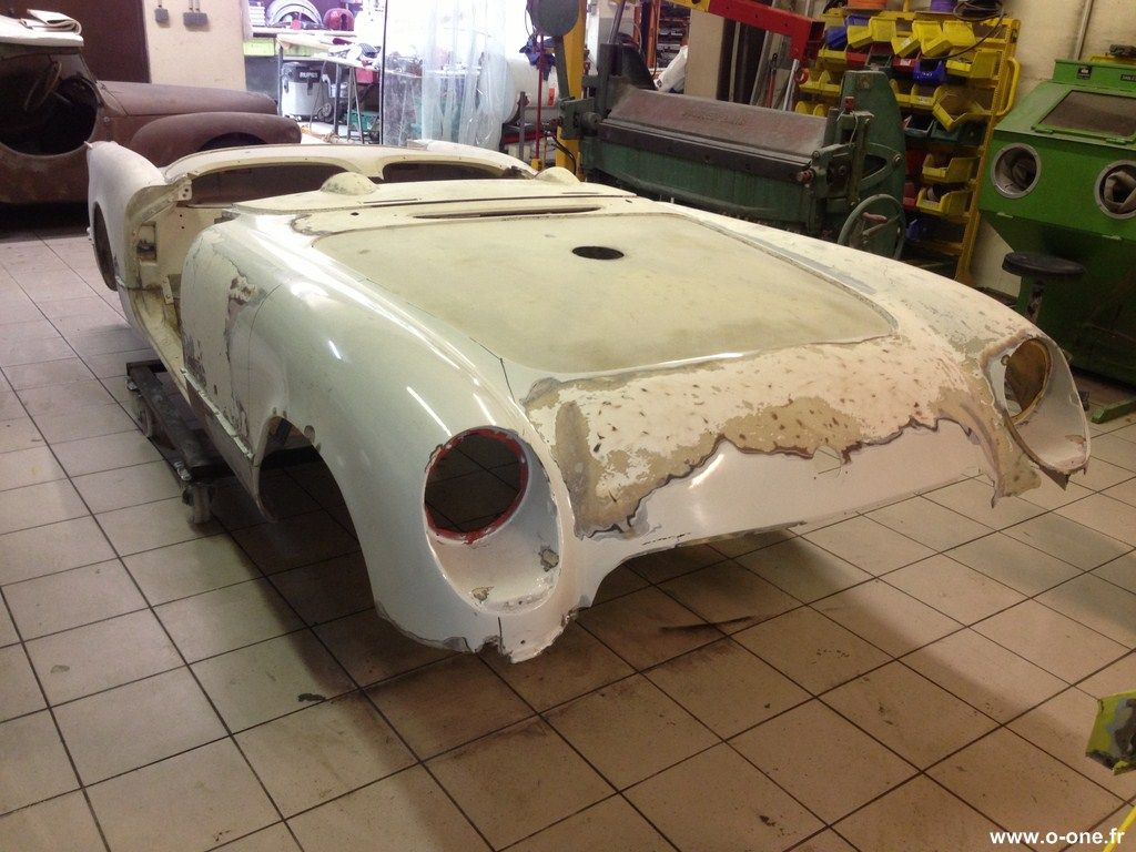 restauration corvette c1 1954 22