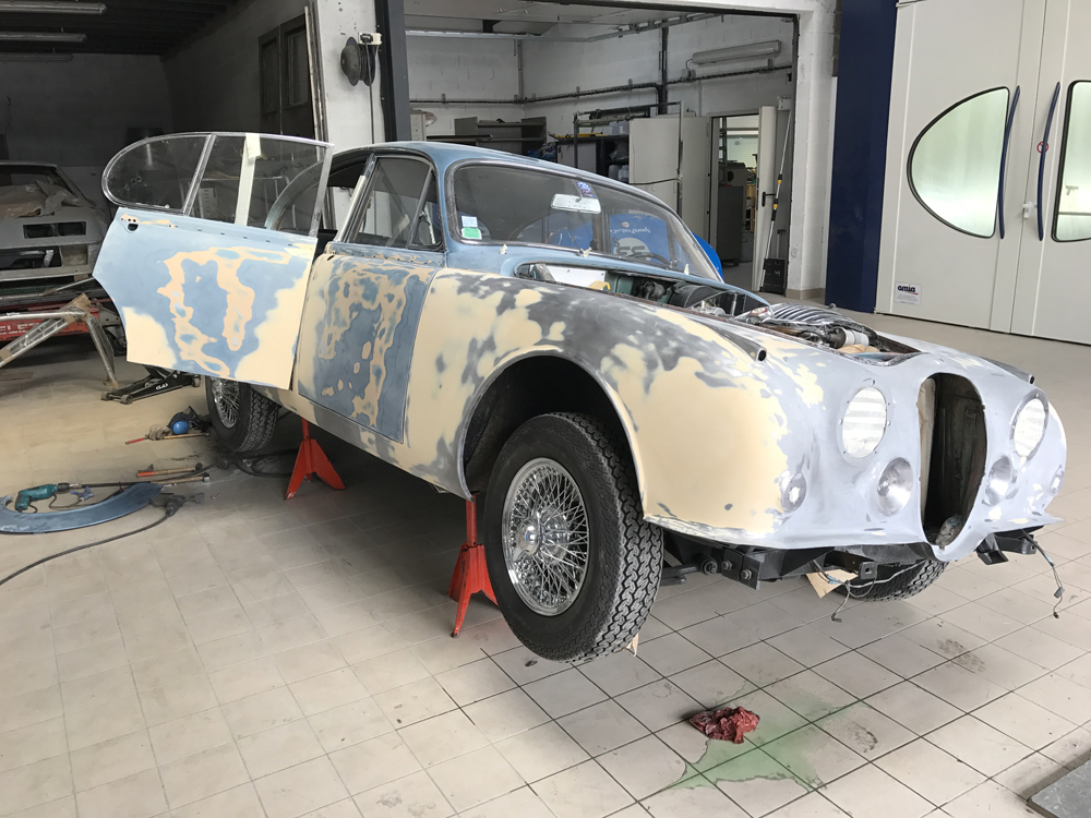 Restauration Jaguar MK2 3.8 1967