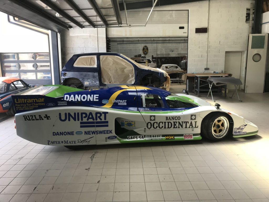Lola T600 HU3 terminée avec sa décoration et ses stickers